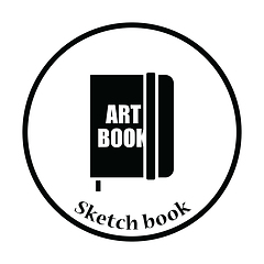 Image showing Sketch book icon