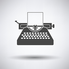 Image showing Typewriter icon