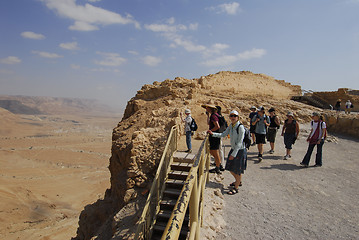 Image showing Masada fortress