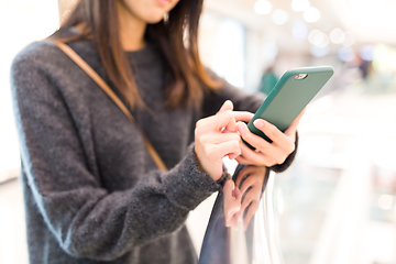 Image showing Woman use of smart phone