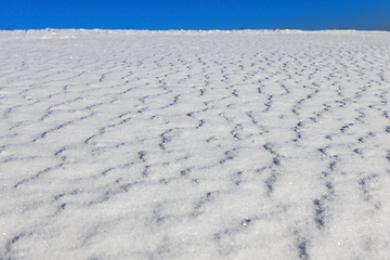 Image showing winter landscape, a field