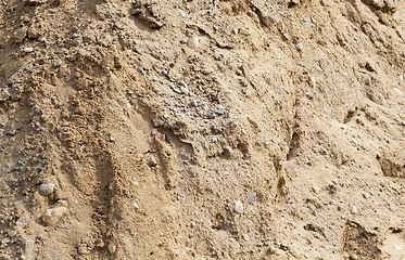 Image showing Brown sand Texture.