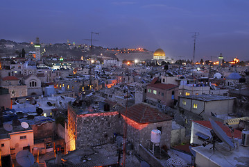 Image showing Night Jerusalem