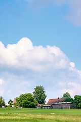 Image showing rural scenery background