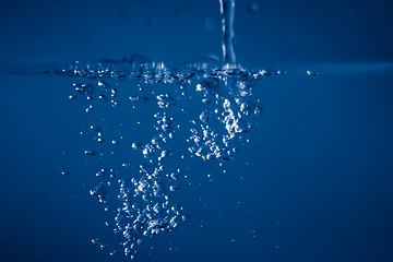 Image showing water air bubbles background