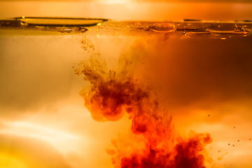 Image showing water color splash background