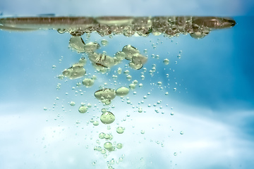 Image showing water oil bubbles background