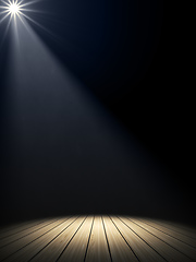 Image showing moody stage light background