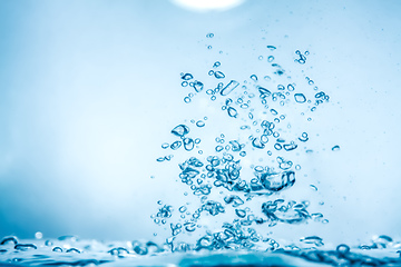 Image showing water air bubbles background