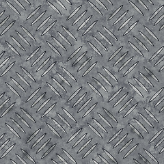 Image showing a seamless diamond metal plate texture