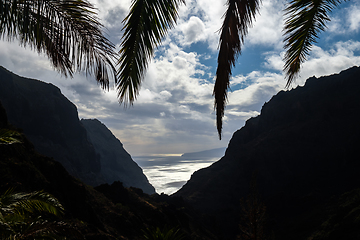 Image showing view on ocean from Masca village