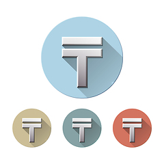 Image showing Kazakhstani tenge currency symbol