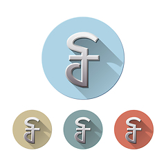 Image showing Cambodian riel currency symbol