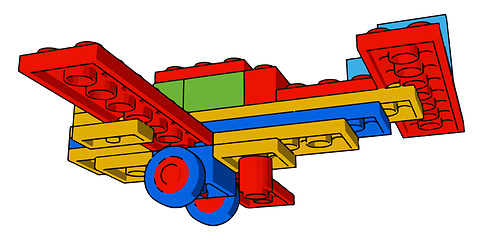 Image showing An item for playing vector or color illustration