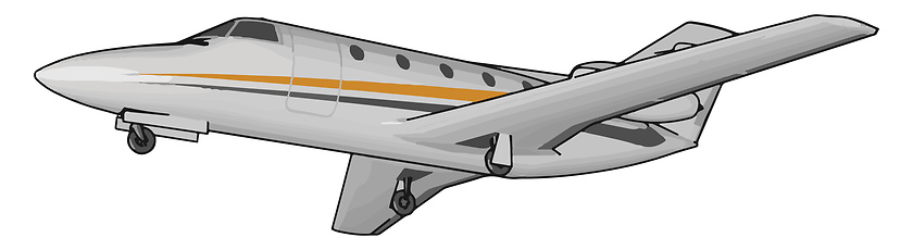 Image showing Aerolpane common forms of transportation vector or color illustr