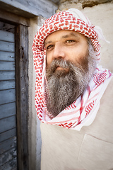 Image showing traditional arab man portrait