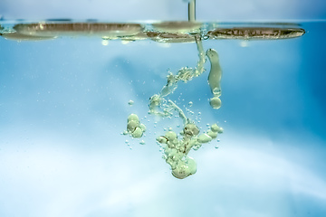 Image showing water oil bubbles background