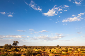 Image showing landscape scenery of the Australia outback