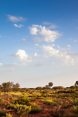 Image showing landscape scenery of the Australia outback