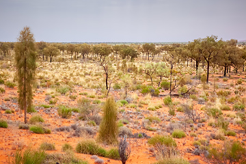 Image showing landscape scenery of the Australia outback