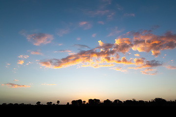 Image showing landscape scenery of the Australia outback