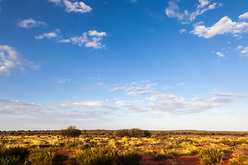 Image showing landscape scenery of the Australia outback