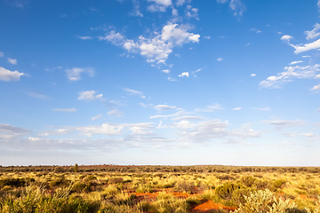 Image showing landscape scenery of the Australia outback