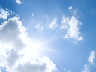 Image showing blue sky background texture