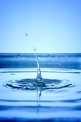 Image showing water drop background