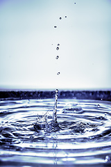 Image showing water drop background