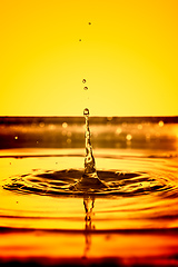 Image showing water drop background