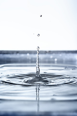 Image showing water drop background