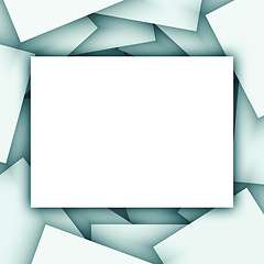 Image showing abstract white paper background