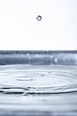 Image showing water drop background