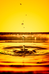 Image showing water drop background