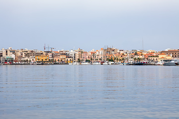 Image showing view to Milazzo Sicily Italy