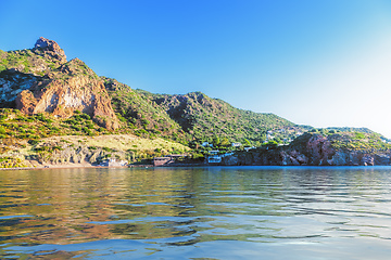 Image showing Lipari Islands coast