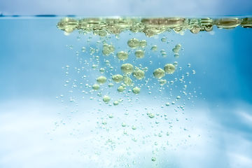 Image showing water oil bubbles background