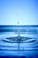 Image showing water drop background