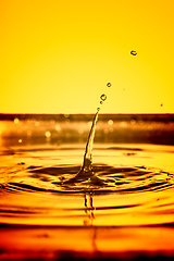 Image showing water drop background