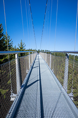 Image showing cable bridge at Bad Wildbad south Germany