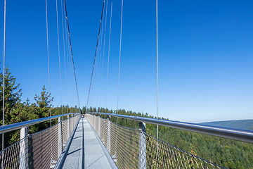 Image showing cable bridge at Bad Wildbad south Germany