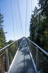 Image showing cable bridge at Bad Wildbad south Germany