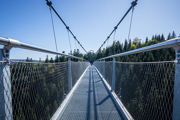 Image showing cable bridge at Bad Wildbad south Germany