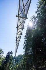 Image showing cable bridge at Bad Wildbad south Germany