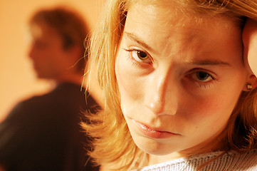 Image showing Sad girl