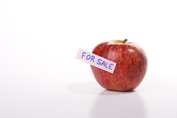 Image showing Apple for sale