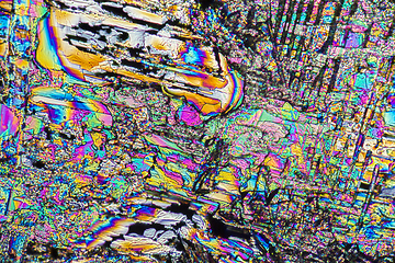 Image showing liquid fertilizer microcrystals