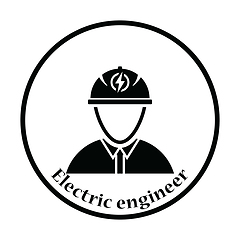 Image showing Electric engineer icon