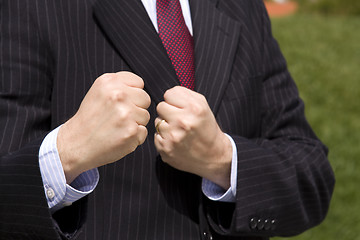 Image showing Angry businessman